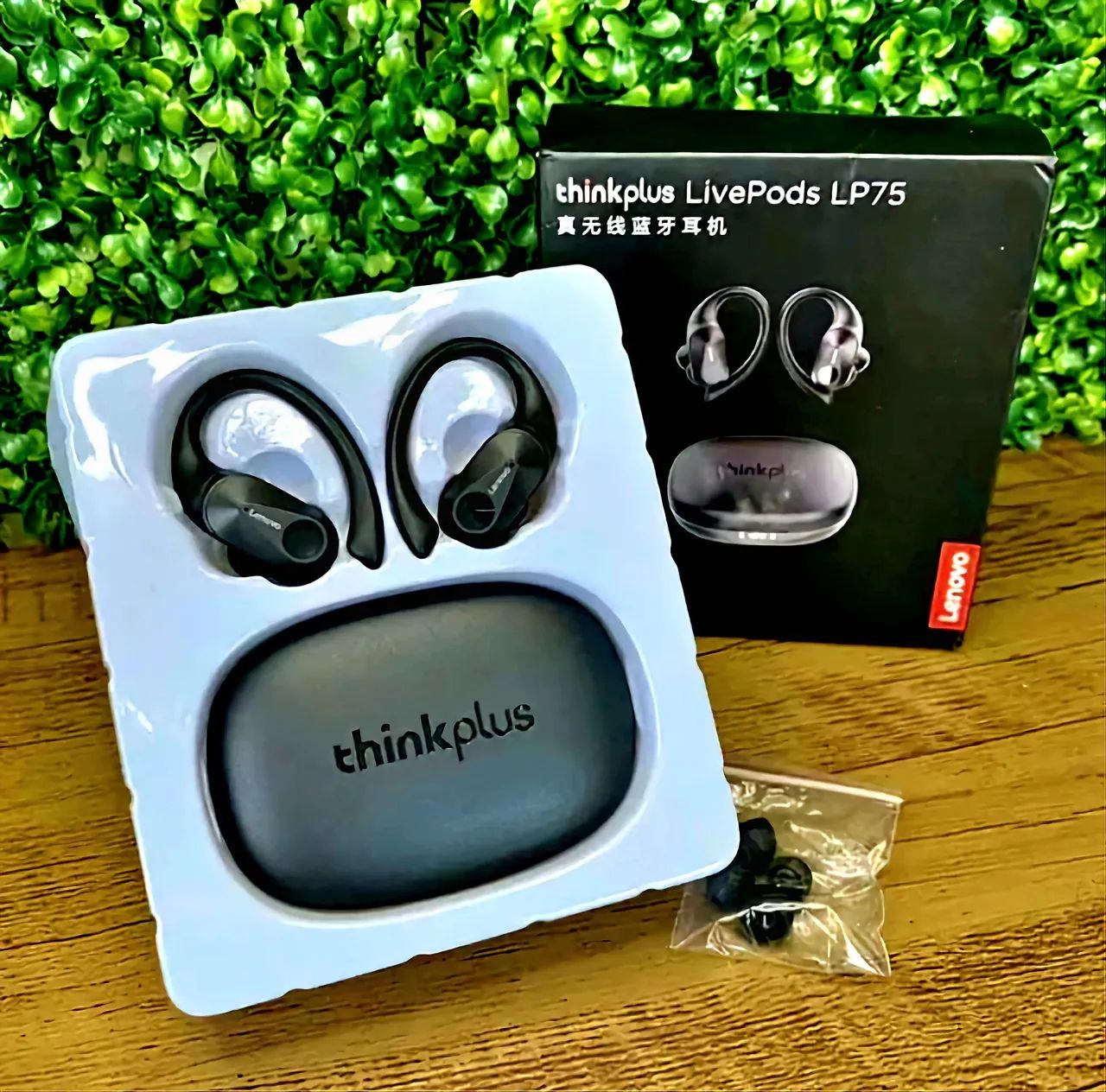 (Lacrado) Fone de ouvido bluetooth LENOVO LP75 Esportivo Original