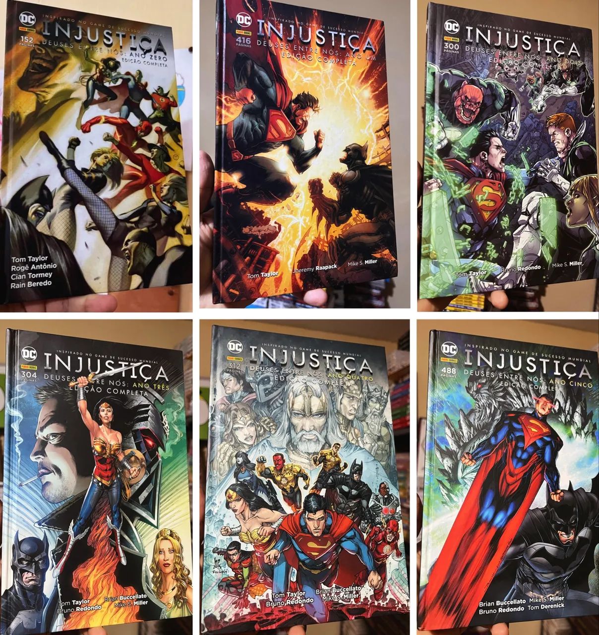 Injustiça Deuses entre nós completa 6 volumes 