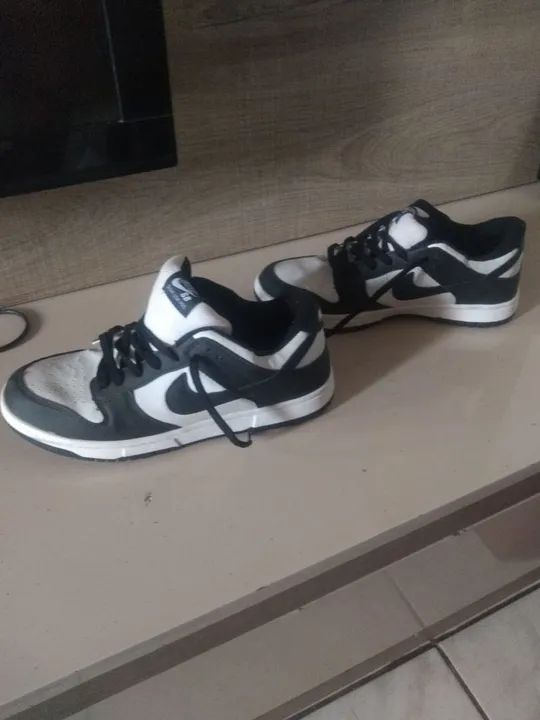 Tênis Nike Dunk Low Preto e Branco