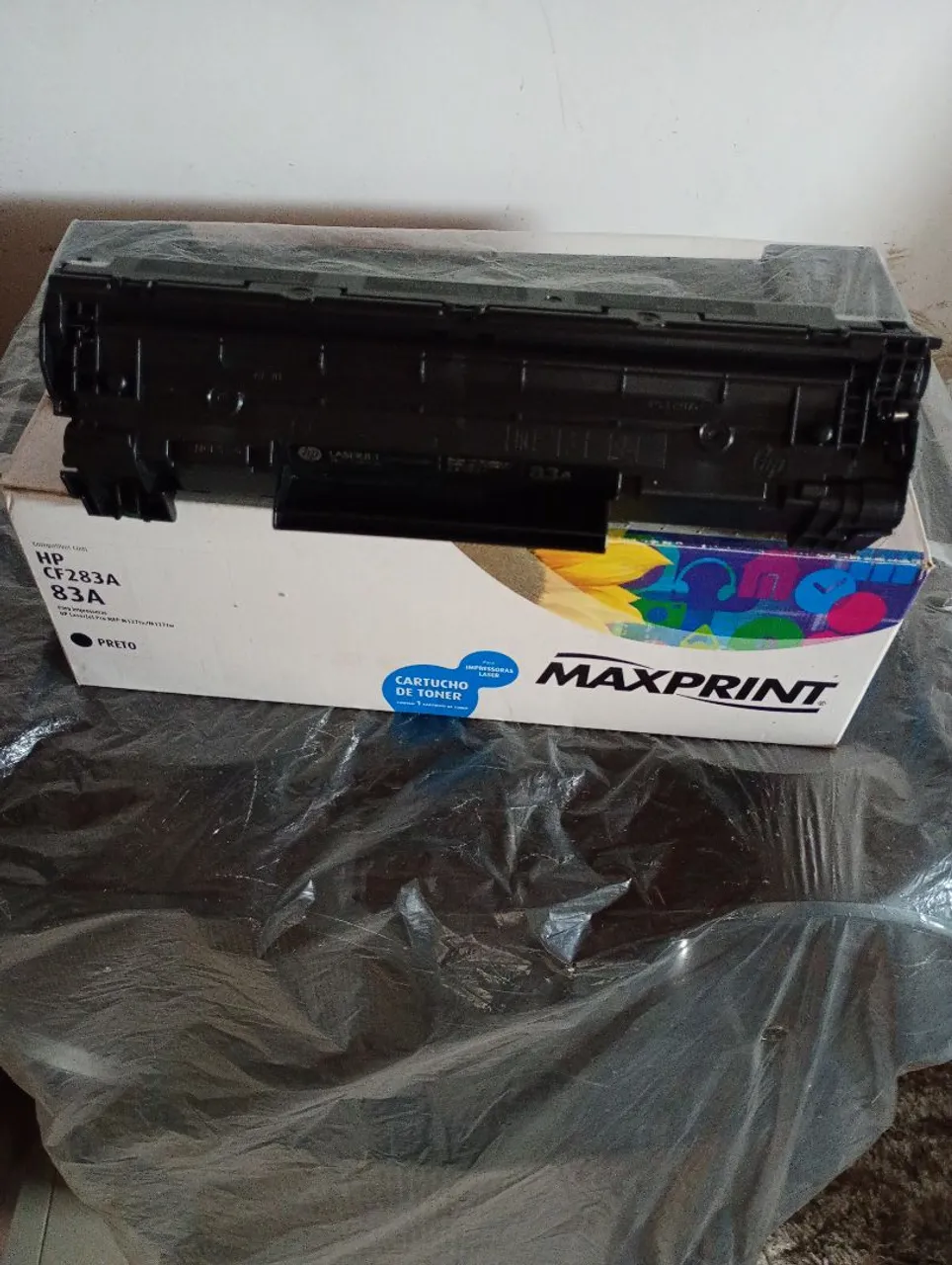 Cartucho de Toner HP CF283A 83A Preto Maxprint
