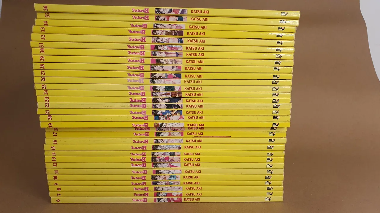Coleção de Mangás Futari - volumes 6 a 36