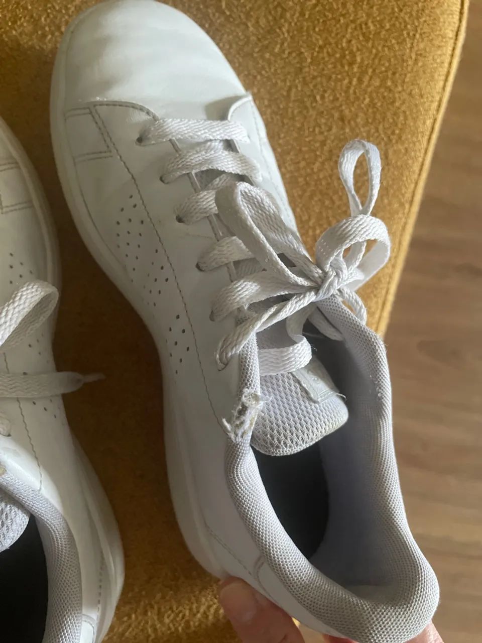 Tênis Adidas Inf 33 Branco - Foto 4