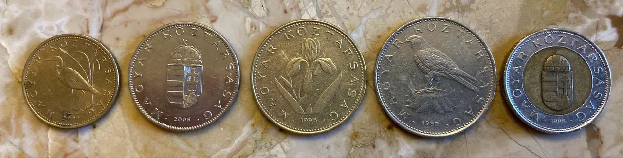 Conjunto de Moedas antigas da Hungria - Forint - Foto 2