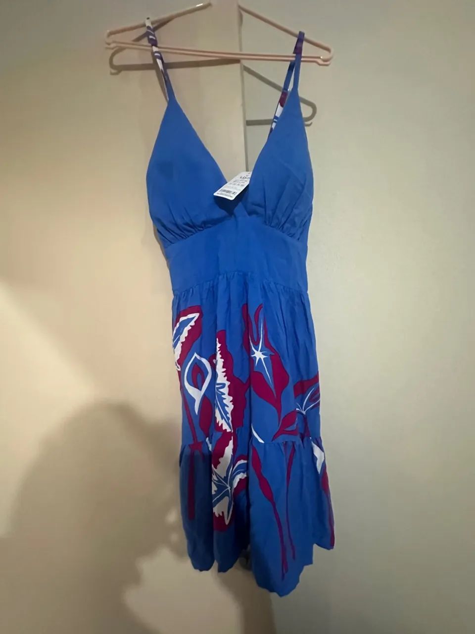 Vestido Azul Floral - Foto 2