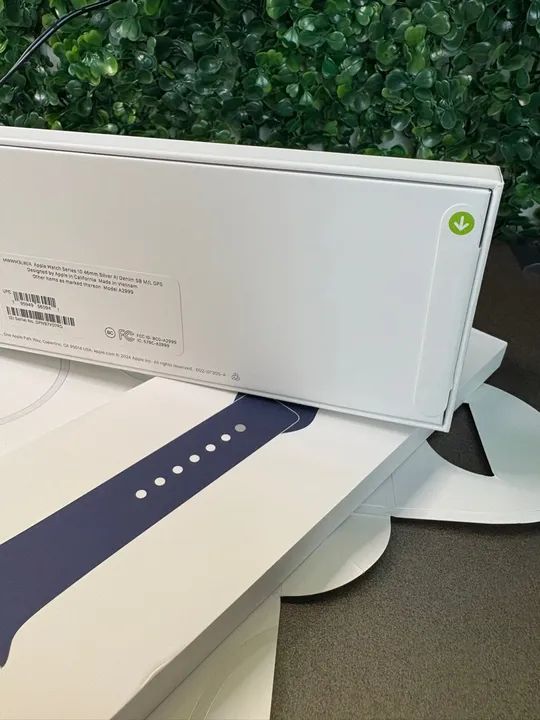 Mundicell_poa Apple Watch Series 10 46mm gps Silver / blue novo lacrado - Foto 2