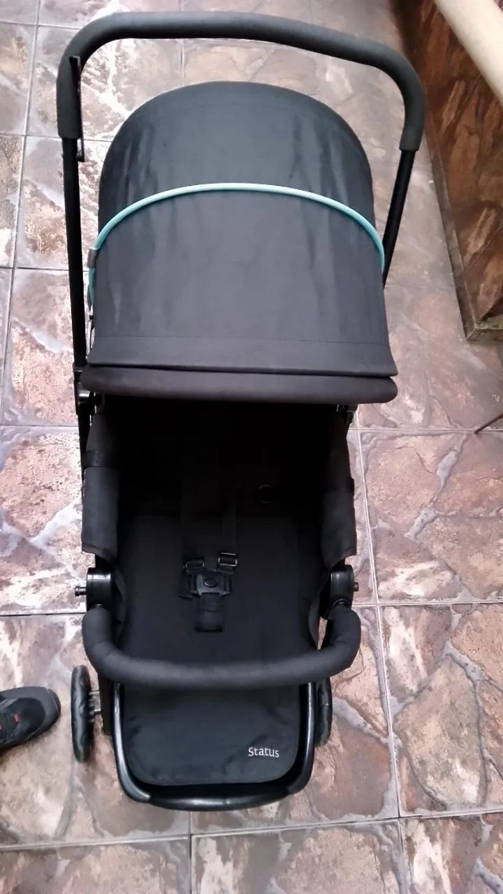 Carrinho de bebê yoyage fecha fácil preto - Foto 5