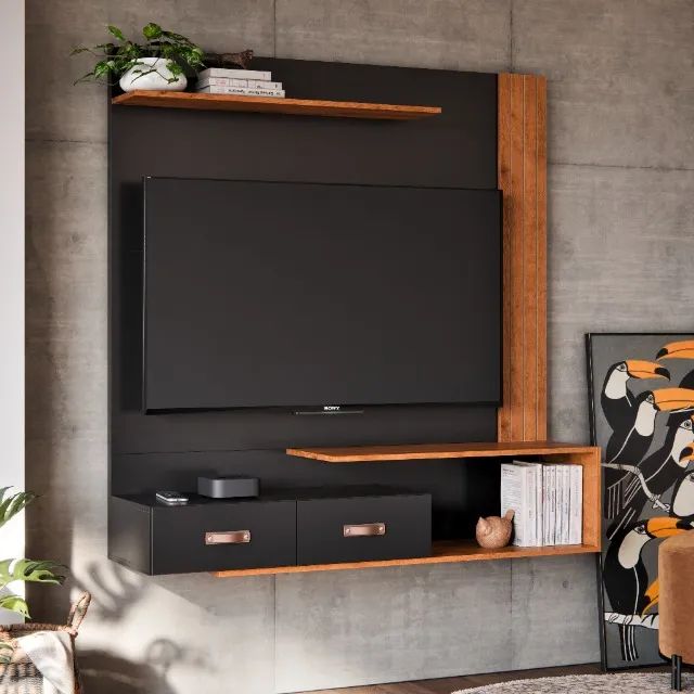 Painel e Rack Para TVs até 60 polegadas várias cores NOVO - Foto 3