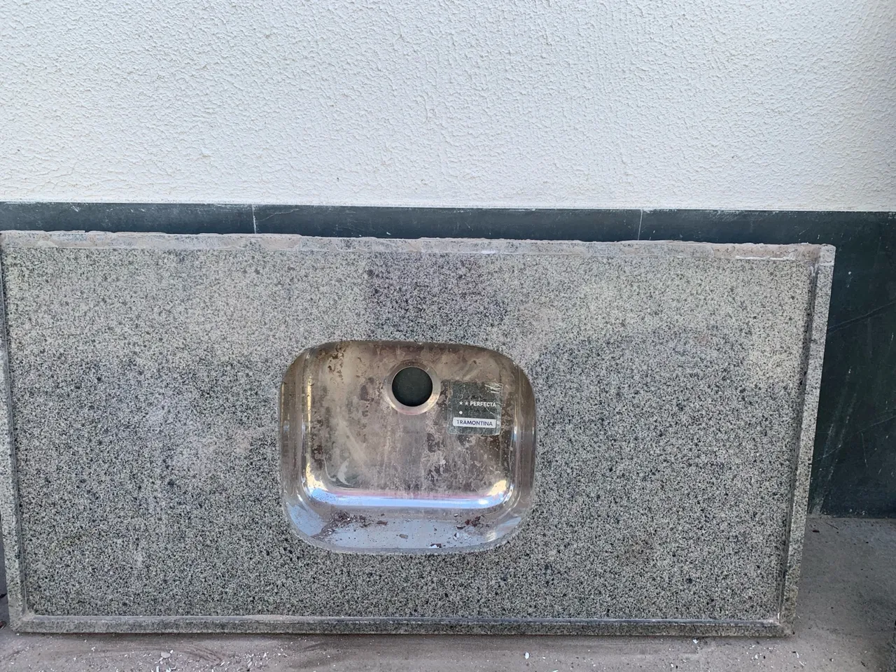 Cuba/Pia de Granito com Cuba de Aço Inox