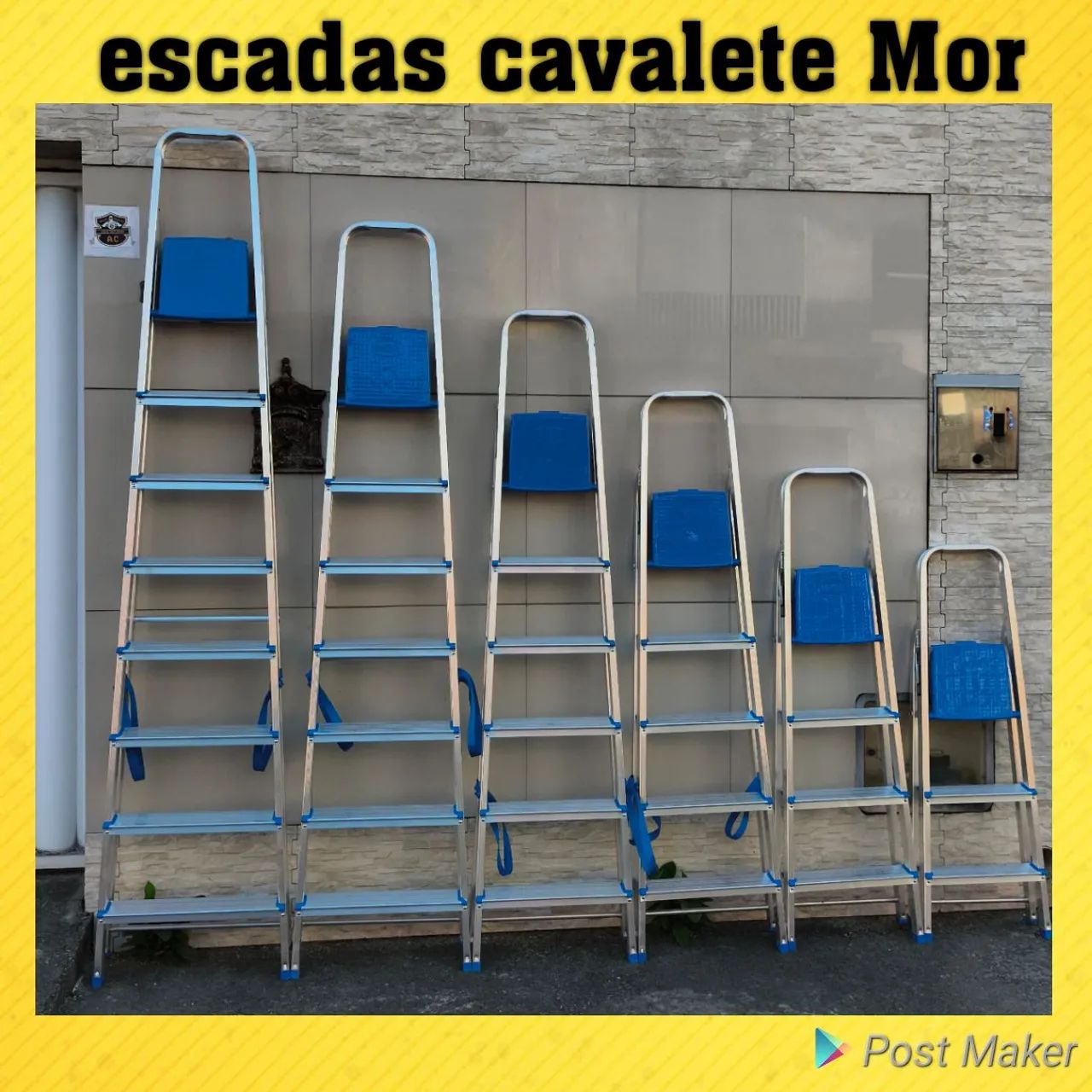 Escada de alumínio  - Foto 2