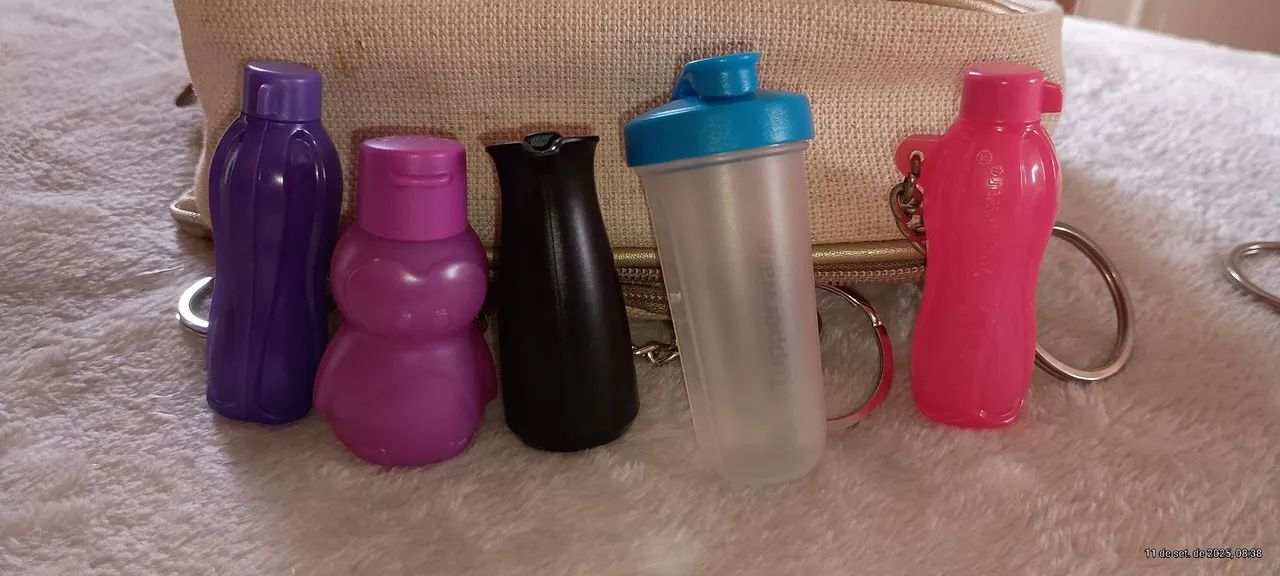 Tupperware chaveiros a escolher