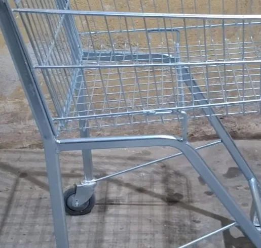 Oferta Carrinho De Compra 160 Litros Para Supermercado Lojas Mercado Logistica Semi Novo - Foto 3