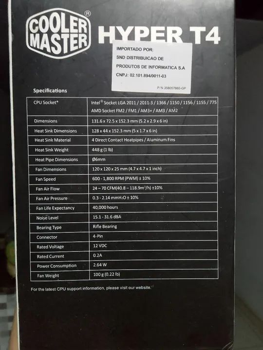 Air Cooler Master Hyper T4 - Foto 2