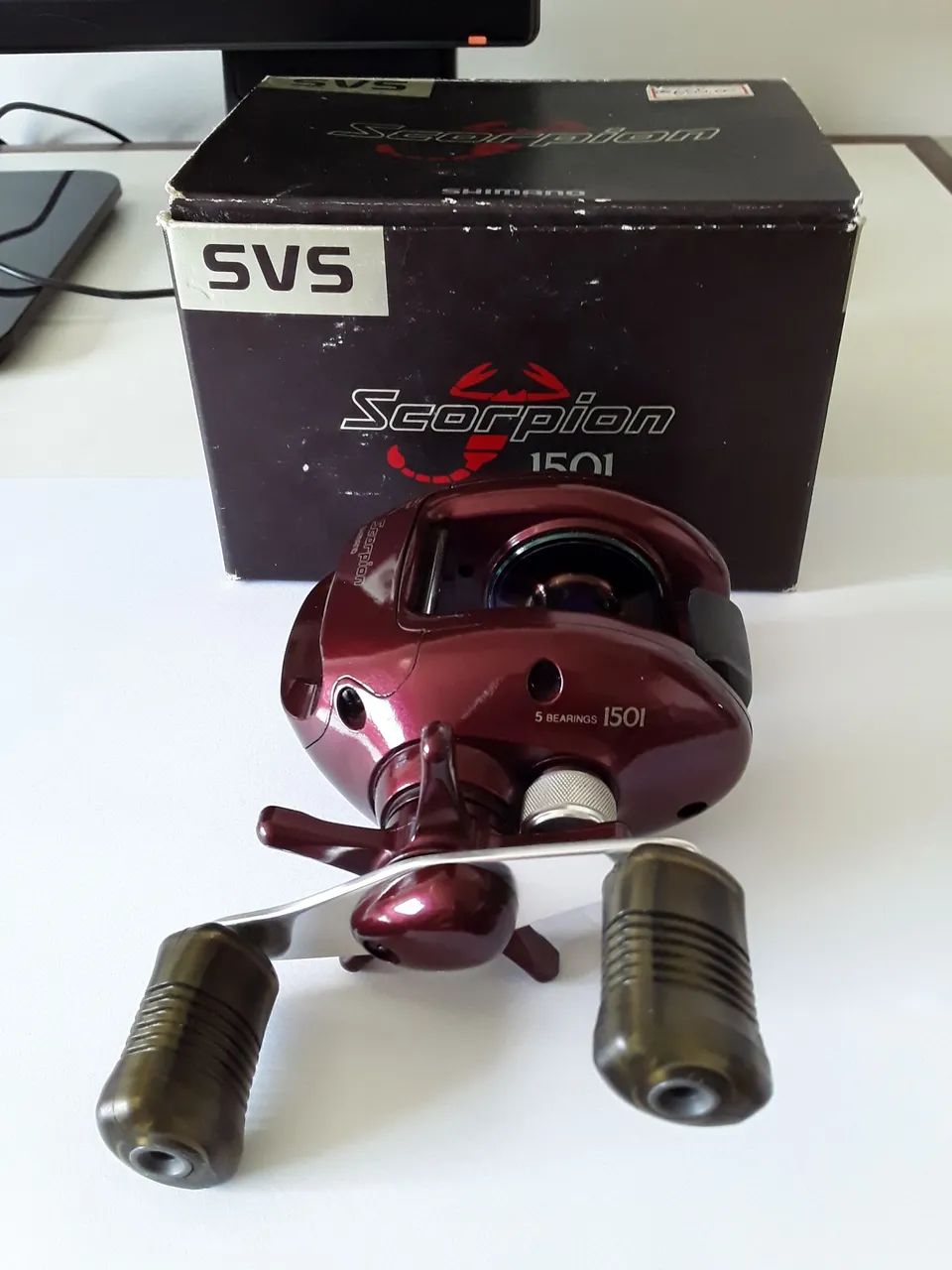 Carretilha Shimano Scorpion 1501 SVS - Foto 5