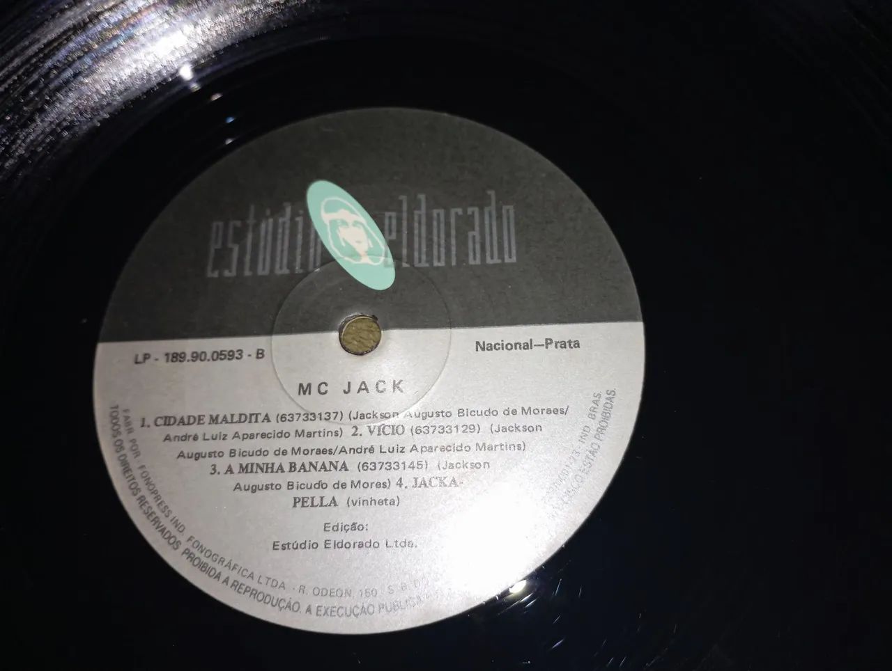 Disco de Vinil MC Jack - Original - Foto 4