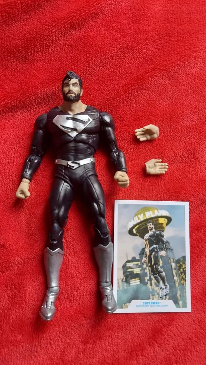 Mcfarlane Multiverse Superman Solar Black Suit