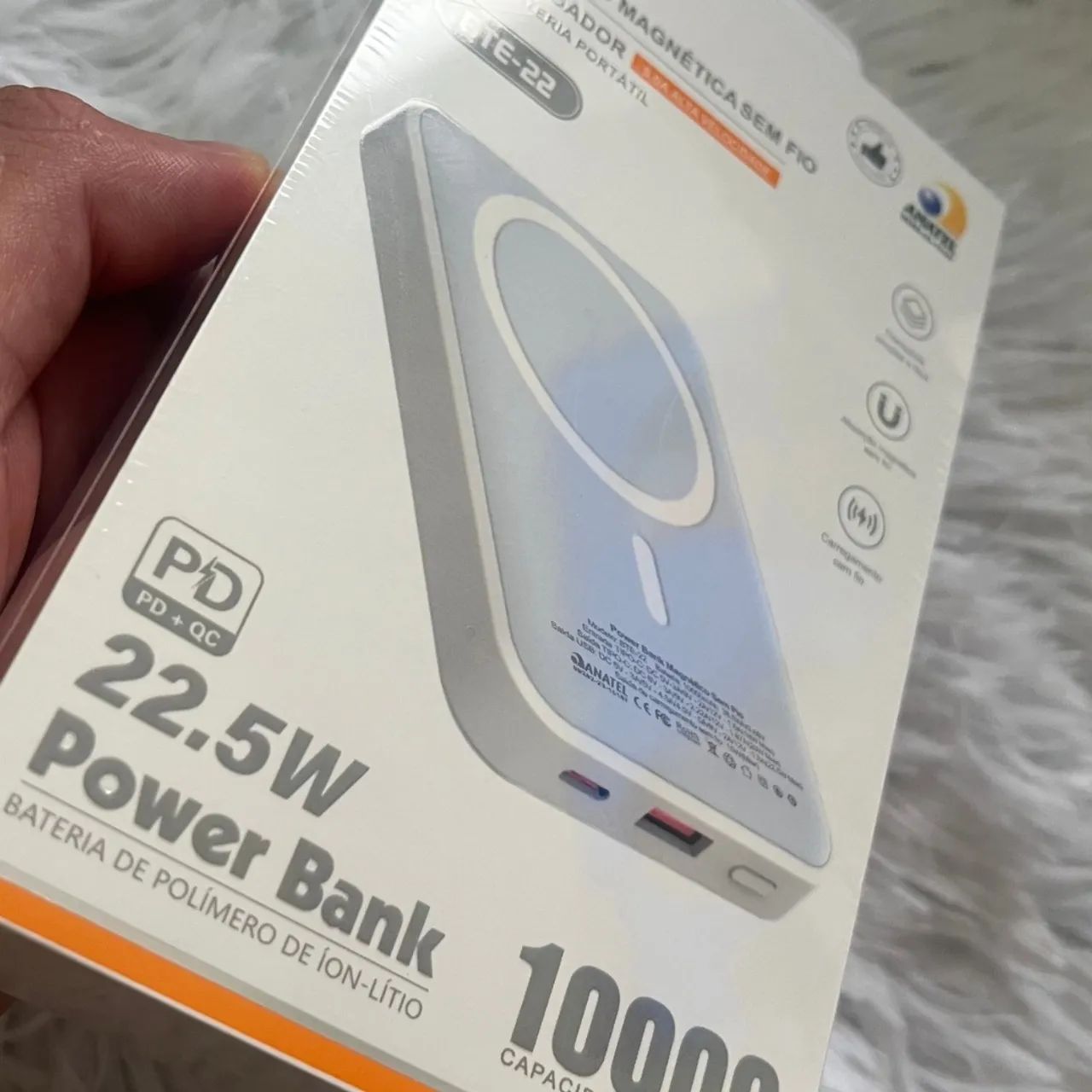 Carregador portátil magnético 22,5w  10.000mAh  - Foto 3