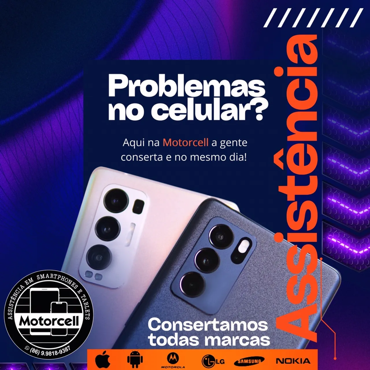 Assistência técnica em celular