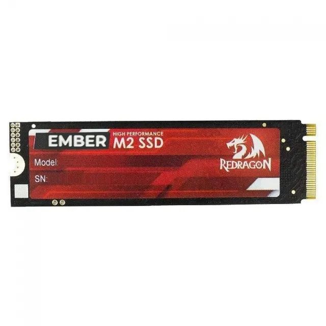  SSD M.2 NVMe 1TB Redragon Ember PCIe 3.0 Leitura 2465MB/S Gravacao 2475MB/S - WZetta