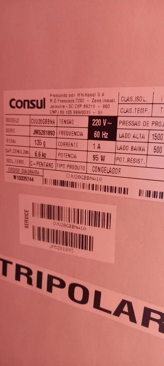 Freezer vertical consul em ótimo estado - Foto 4