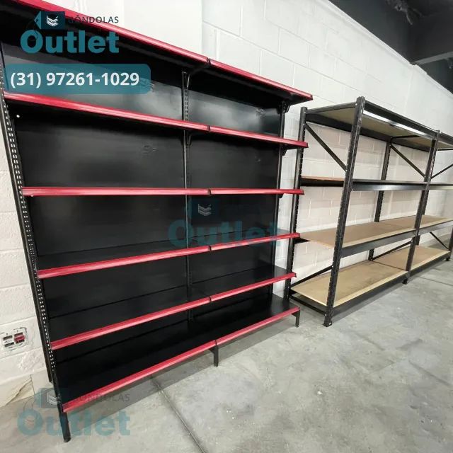 Gondolas e mini porta pallet novos, Pronta entrega bh e regiao