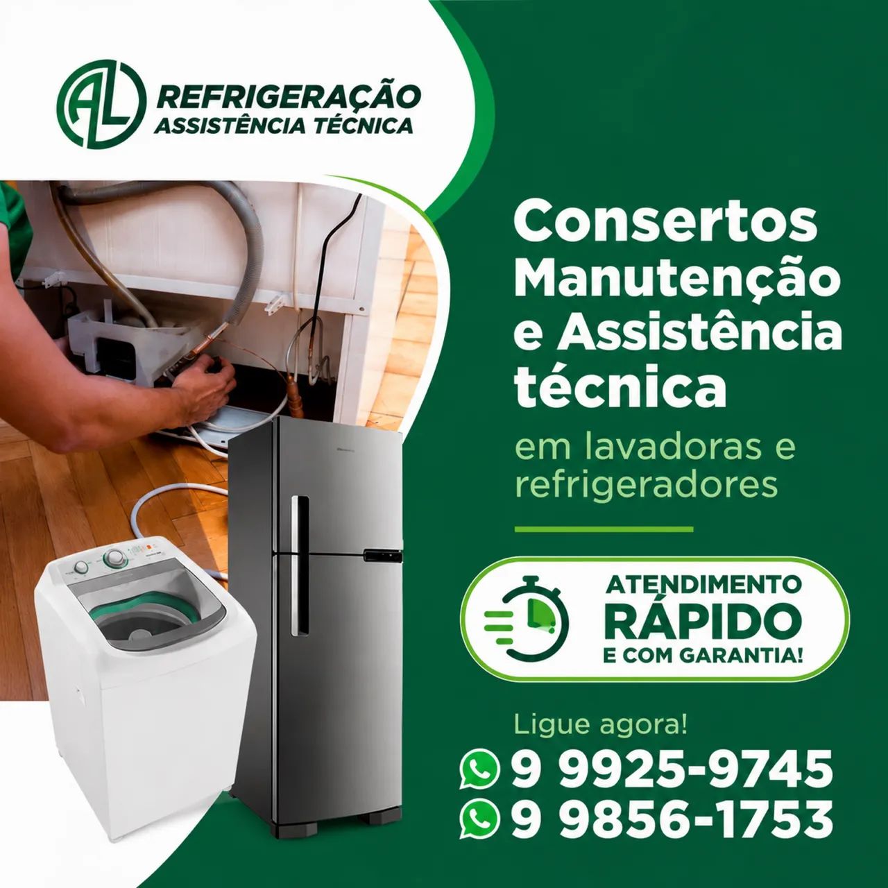 Assistência Técnica em Refrigeradores e Lavadoras