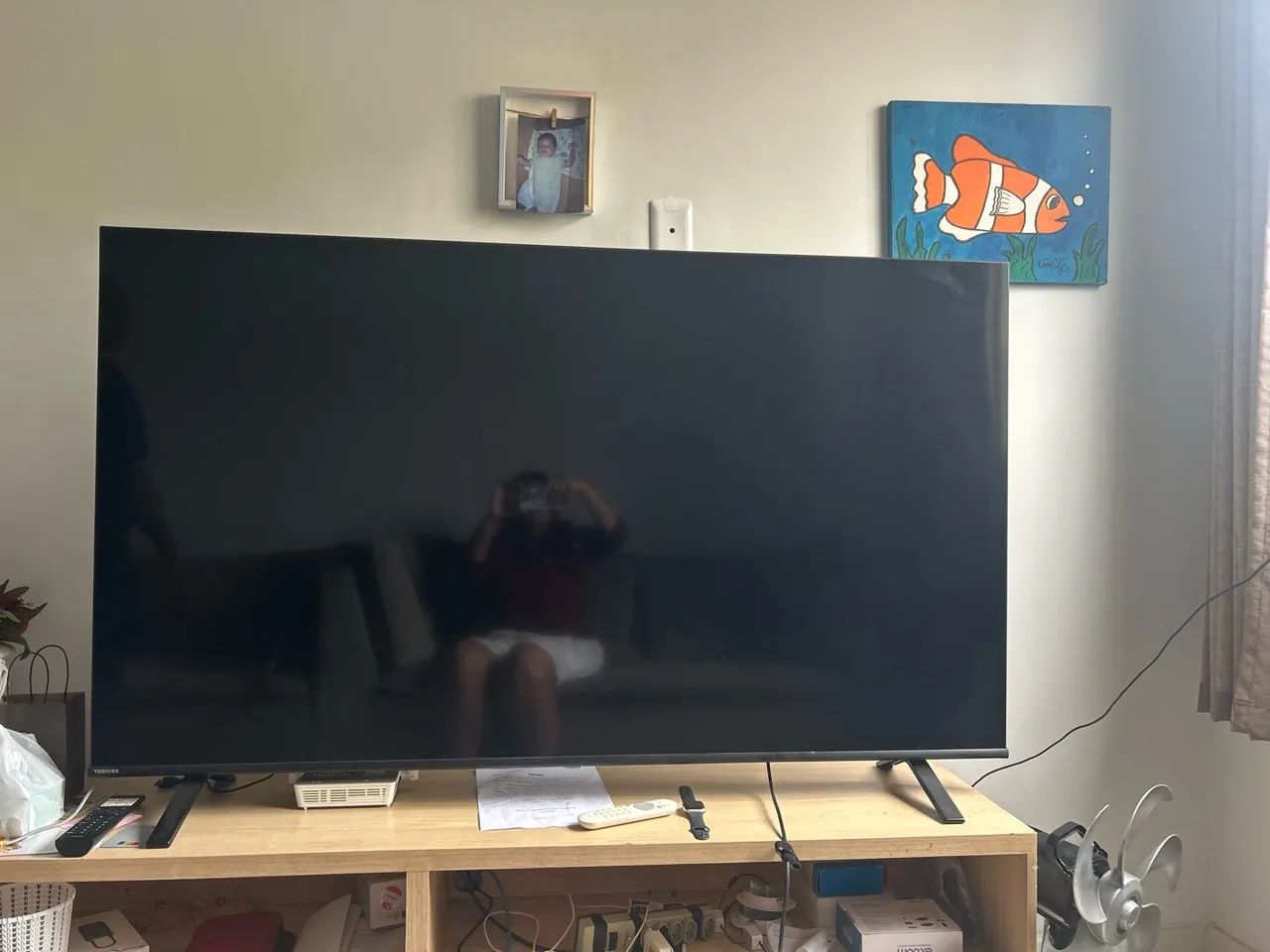 Tv com tela quebrada  - Foto 3