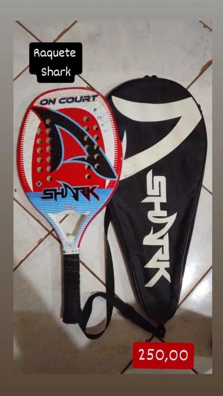 Raquete shark usada