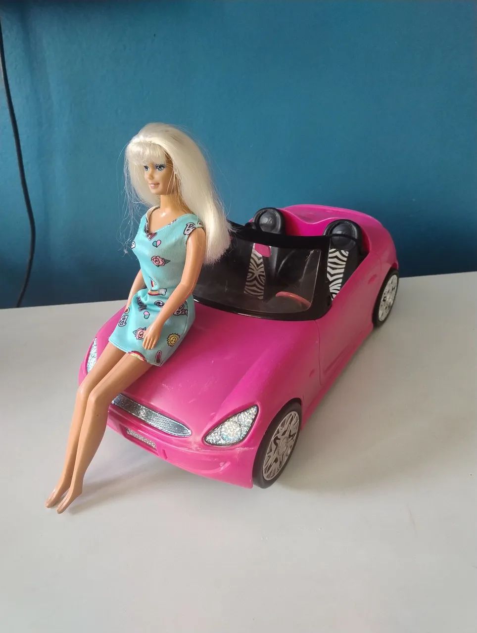 Carro Rosa conversível da Barbie  - Foto 2