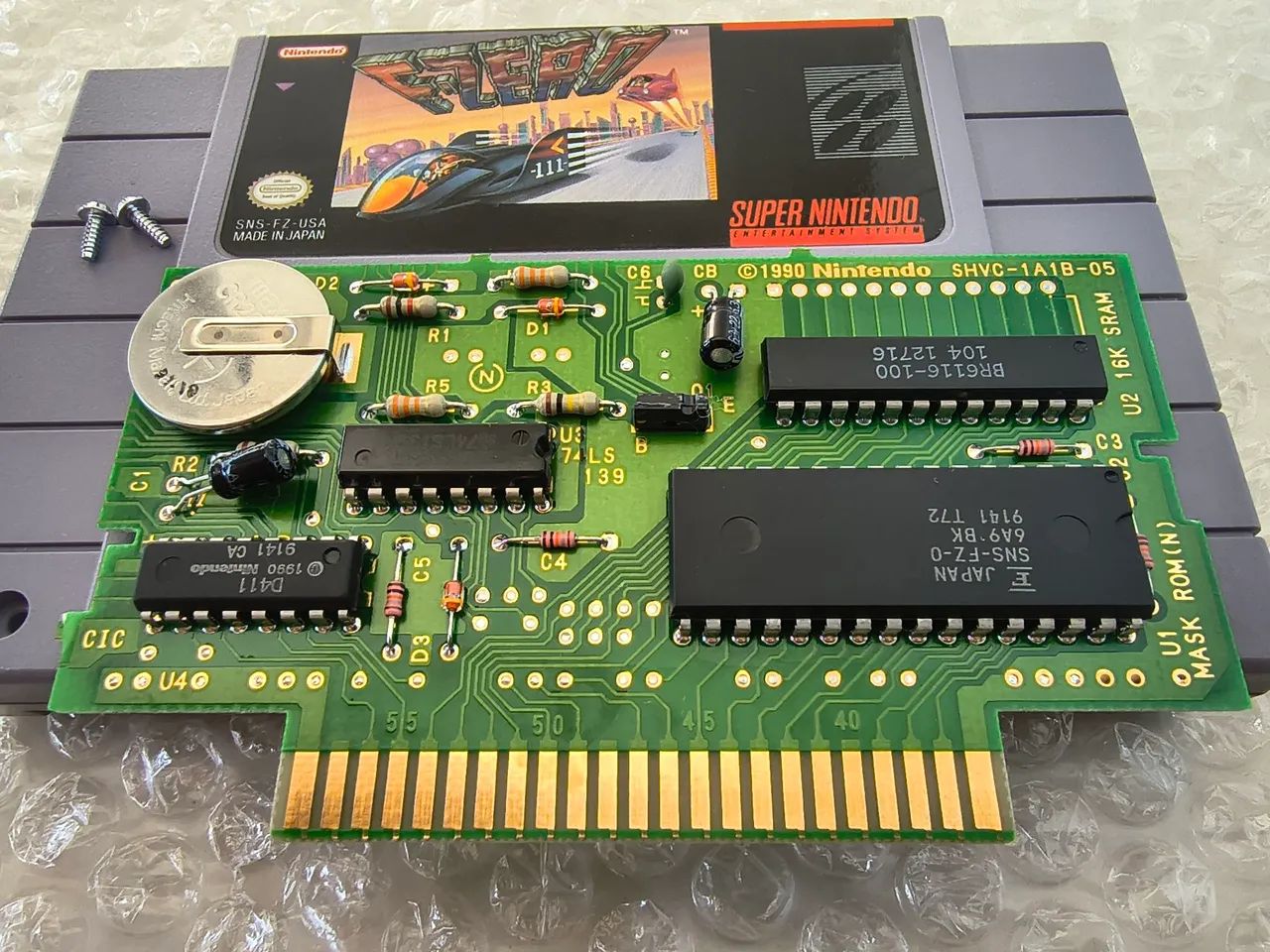 F-Zero Original Super Nintendo SNES  - Foto 5