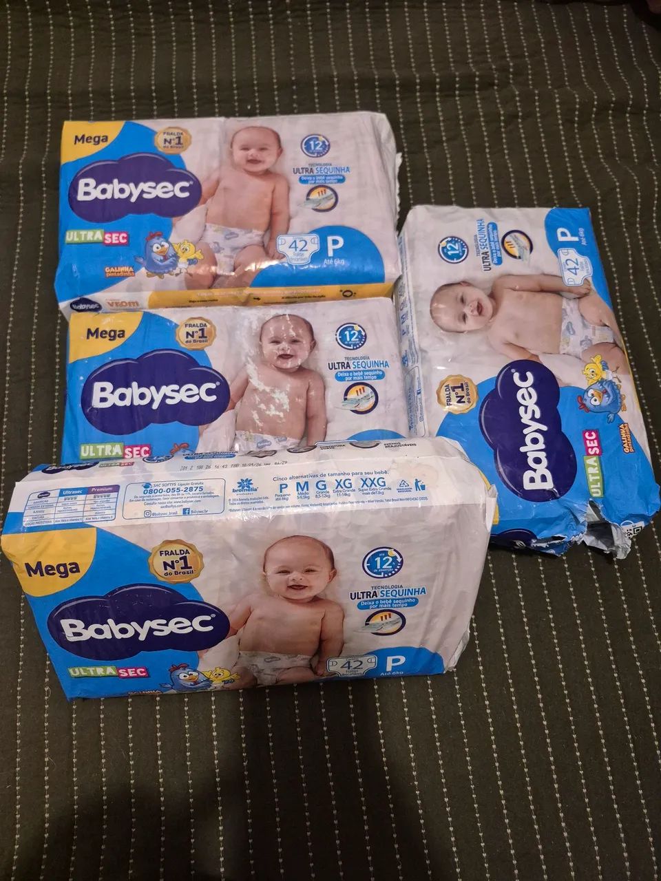 Fralda baby sec tamanho P