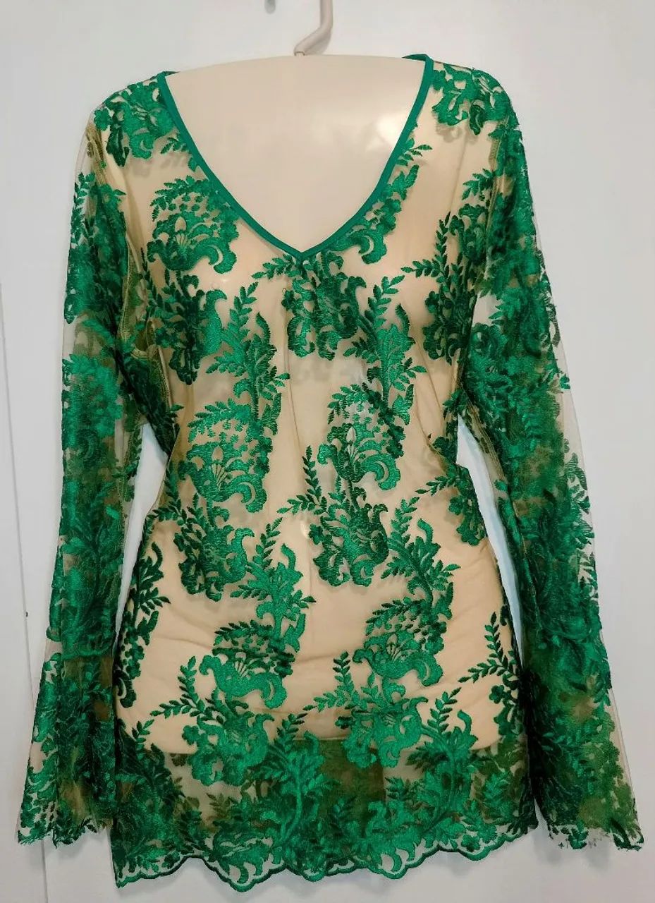 Blusa Verde Fashion.