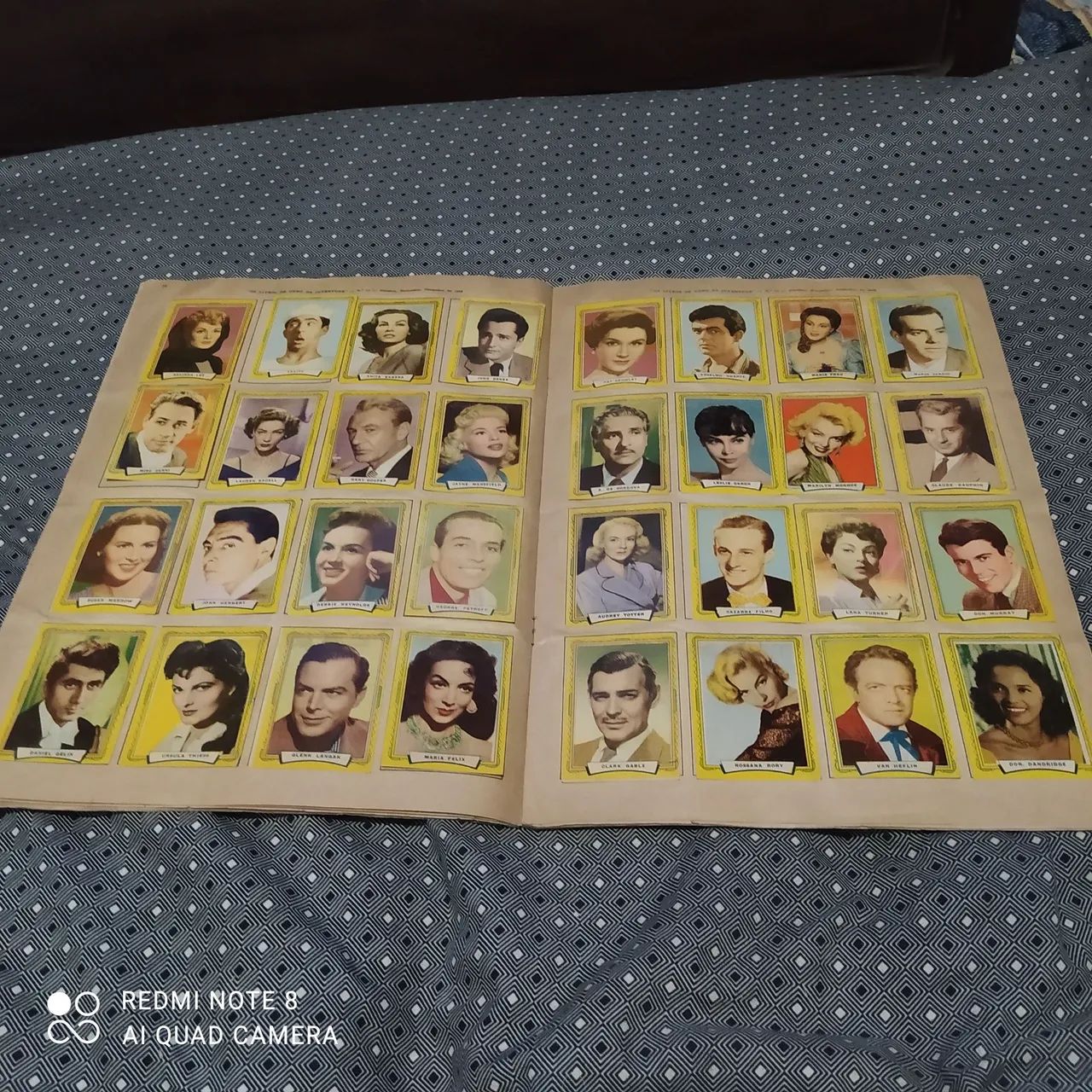 Álbum de Figurinhas Ídolos da Tela 1958 - Foto 5