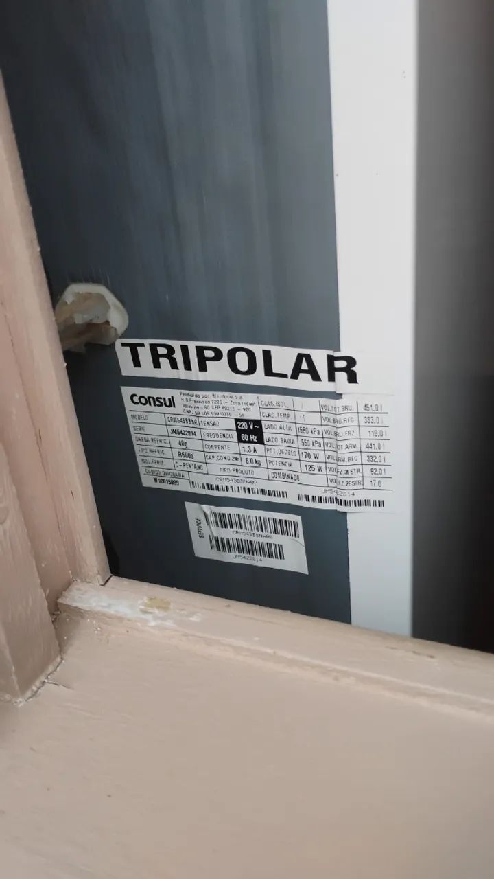 Geladeira biplex Consul 380 litros semi nova  - Foto 3