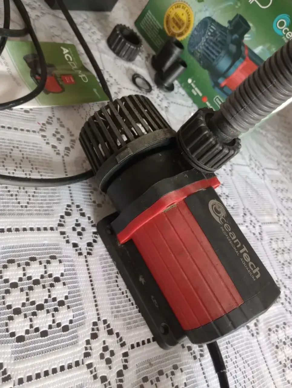 Bomba OceanTech 9000l/h - Completa com caixa - defeito controladora