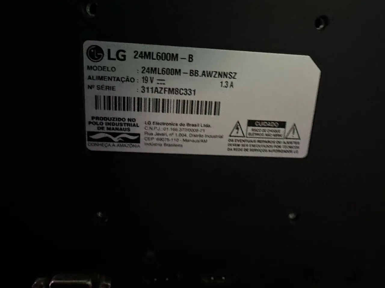 Monitor LG 75hz borda infinita 24 polegadas - Foto 3