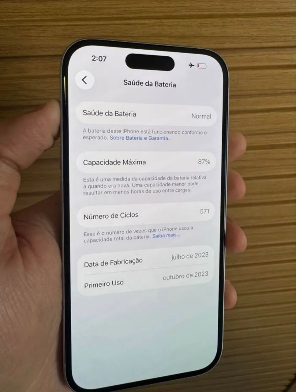 iPhone 15 128GB Estado de Novo - Foto 4