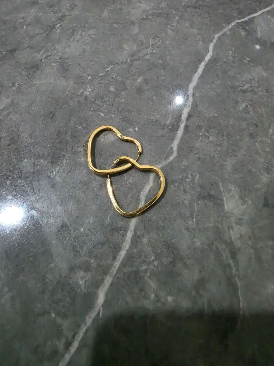 Brincos de ouro coração  - Foto 2