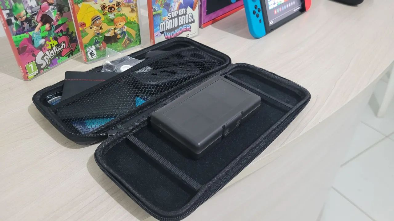 Nintendo Switch + jogos + acessório - Foto 3