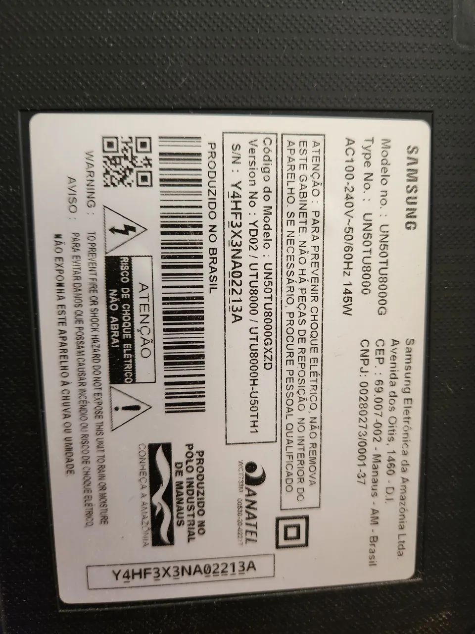 Tv Samsung 50 para retirar peças  - Foto 2