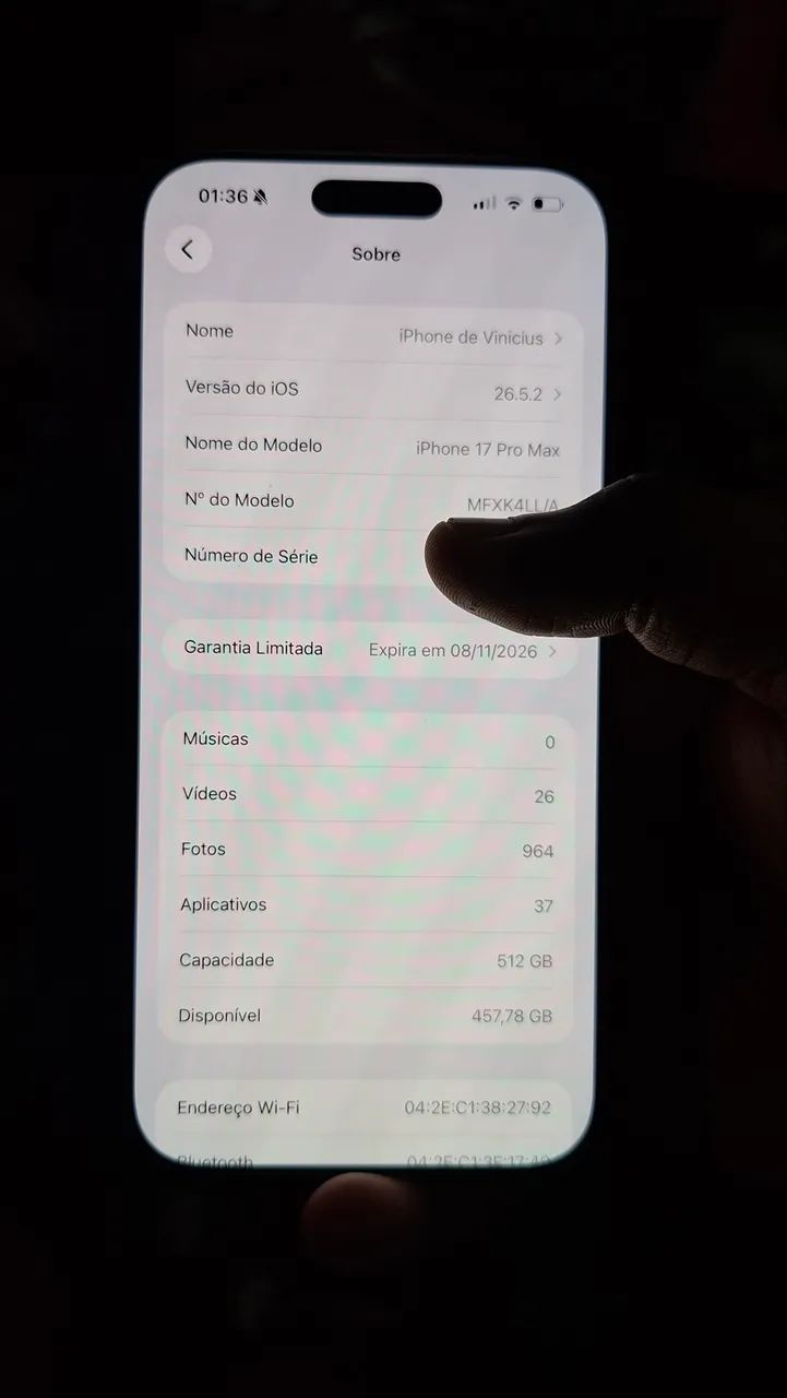 iPhone 17 Pro Max 512GB Silver - Foto 3