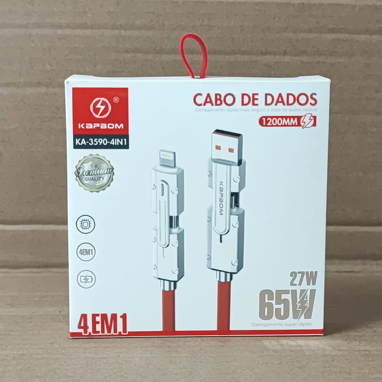 Cabo turbo 4 em 1 