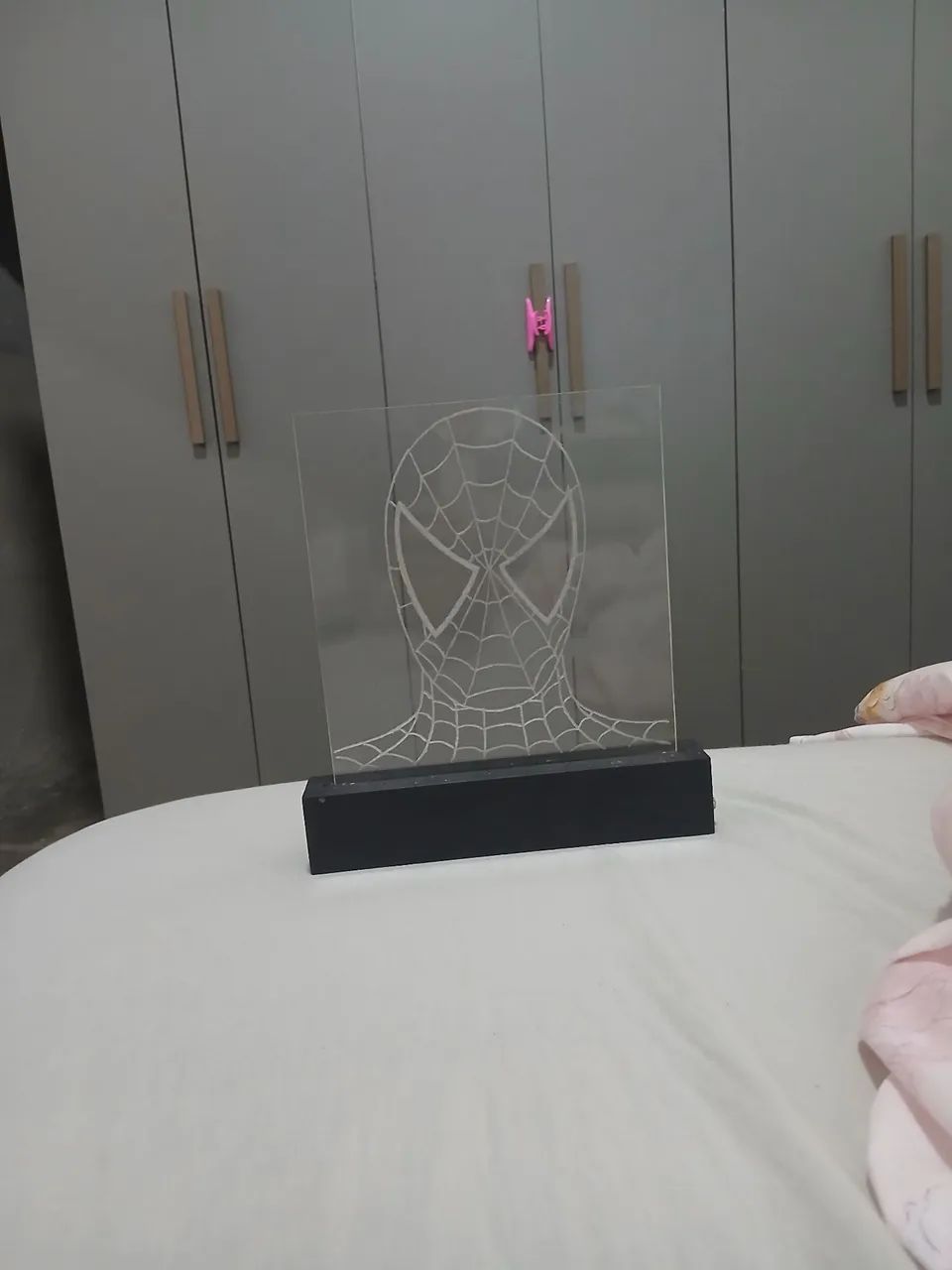 Luminaria LED 3D Homem Aranha - Foto 2