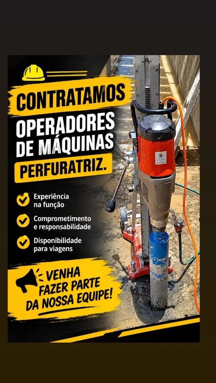 Operador de máquina perfuratriz 