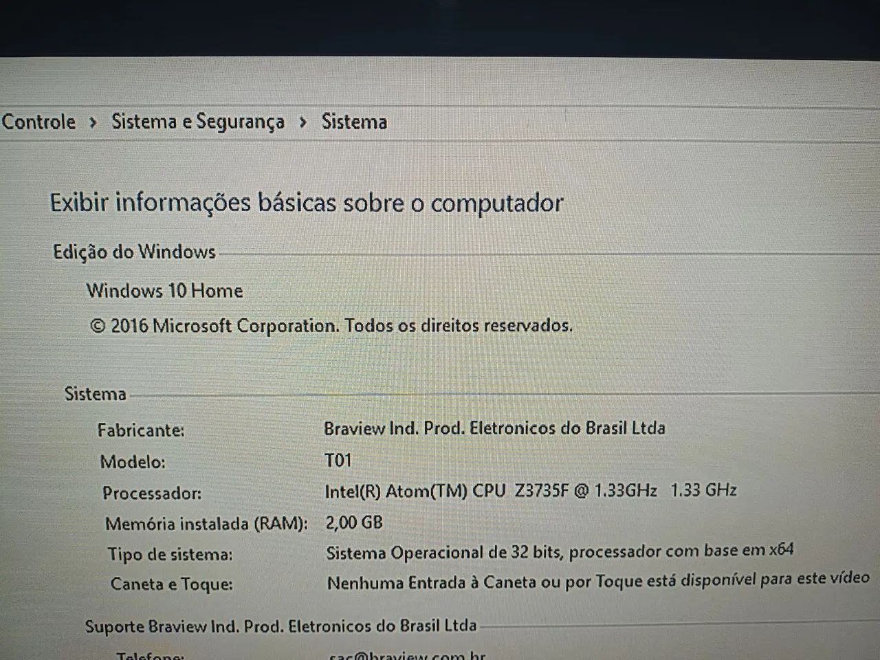 Computador Stick Intel Quad Core Windows 10 e Android  - Foto 2