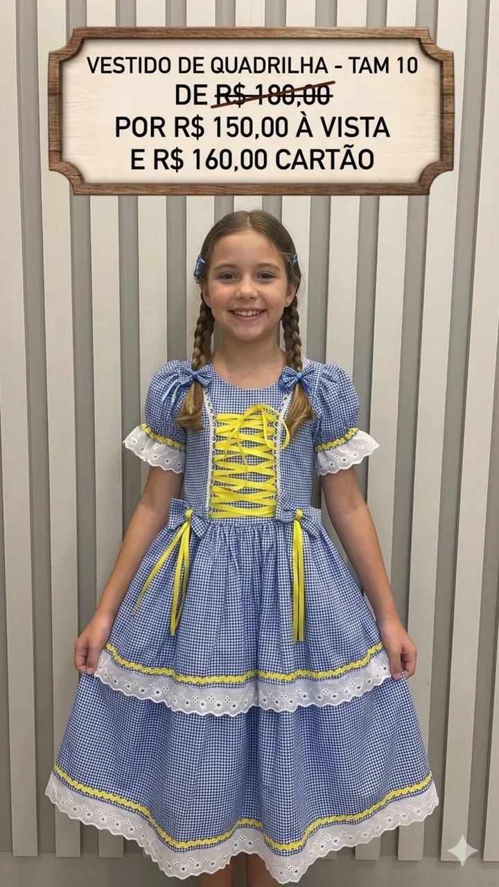 Vestido de quadrilha 