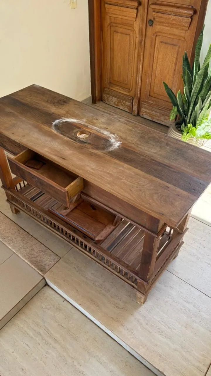 Aparador rústico com gaveta  - Foto 3