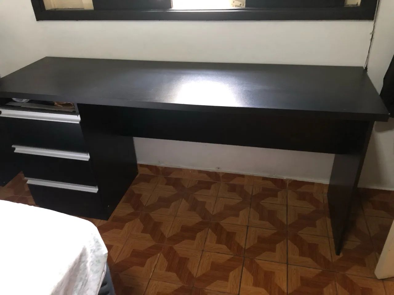 MESA 180CM MDF PRETO  - Foto 3