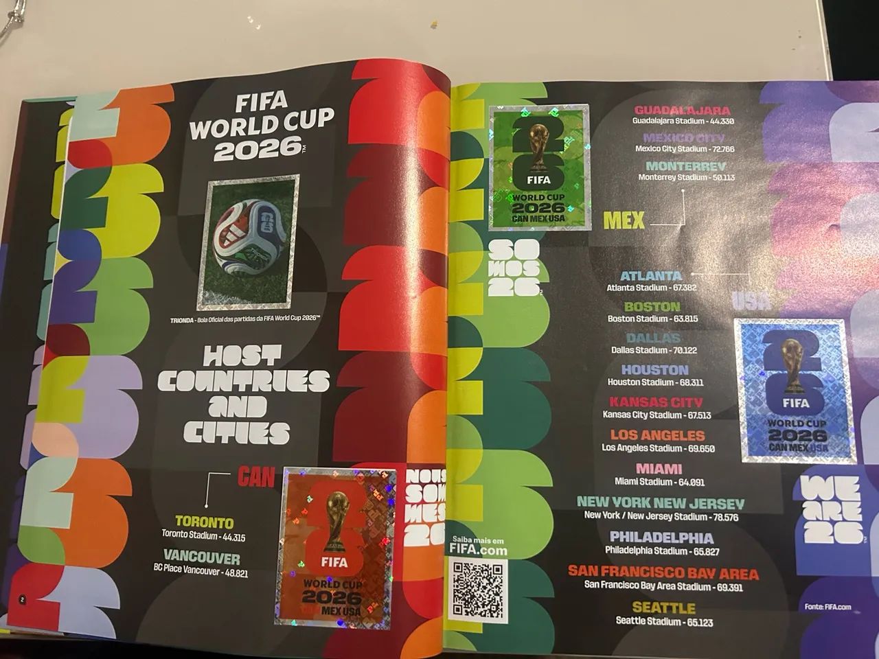 Álbum da Copa de 2026 100% Completo versão Dourada! - Foto 3