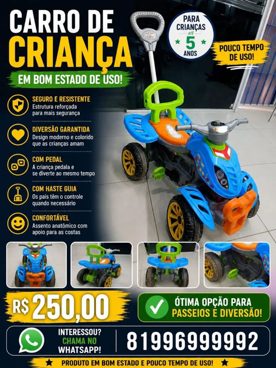Carrinho pra criança 