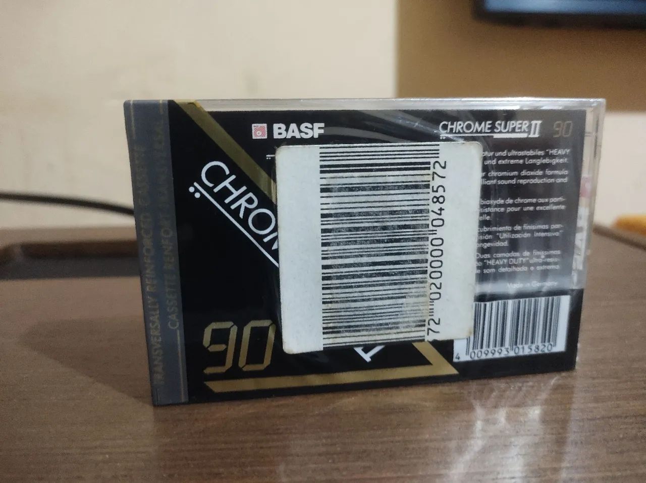 Fita K7 BASF cromo  90 minutos lacrada  - Foto 3